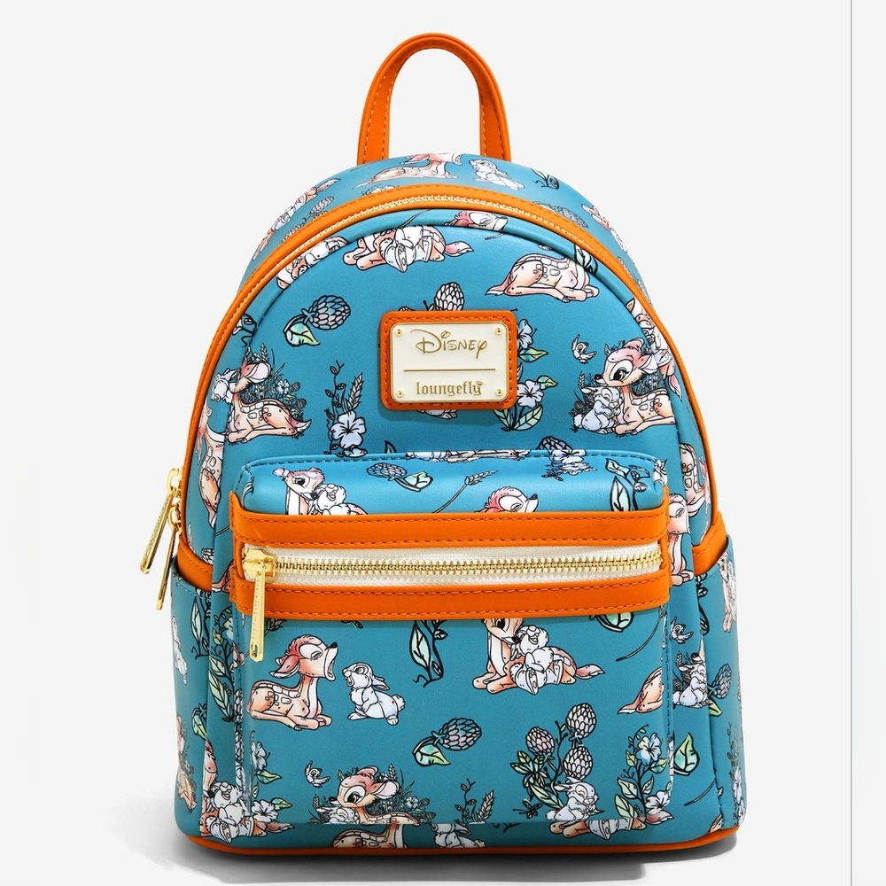 Loungefly Disney Bambi Forest Floral Mini Backpack
